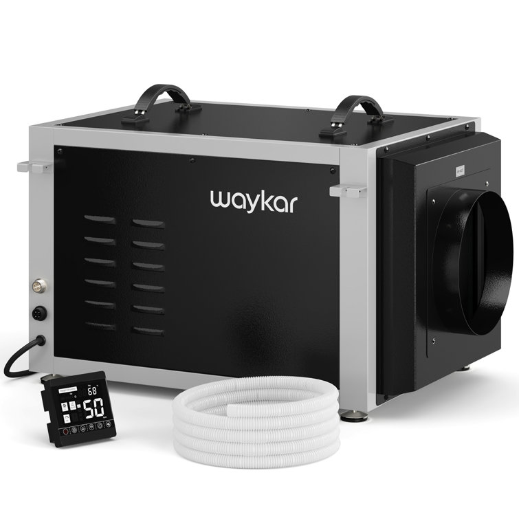 Waykar 155 Pints Console Dehumidifier for Rooms up to 7500 Cubic Feet